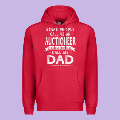 Auctioneer Dad Father's Day Gifts Father Daddy Men T Shirt Premium Hoodie Designed By Artisfamous