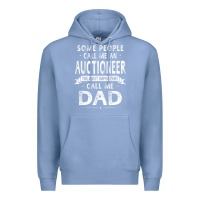 Colony Blue auctioneer dad father's day gifts father daddy men t shirt Premium Hoodie - artisFamous