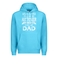 Ocean Blue auctioneer dad father's day gifts father daddy men t shirt Premium Hoodie - artisFamous