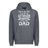 Rock auctioneer dad father's day gifts father daddy men t shirt Premium Hoodie - artisFamous