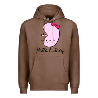 Chestnut hello kidney Premium Hoodie - artisFamous