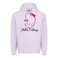 Lilac hello kidney Premium Hoodie - artisFamous