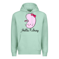 Seafoam hello kidney Premium Hoodie - artisFamous