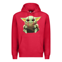 Cardinal baby yoda Premium Hoodie - artisFamous