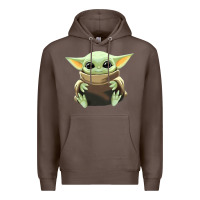 Coffee baby yoda Premium Hoodie - artisFamous