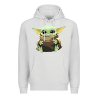 Dove Grey baby yoda Premium Hoodie - artisFamous