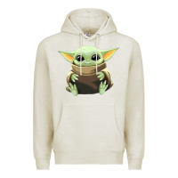 Oatmeal Heather baby yoda Premium Hoodie - artisFamous
