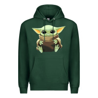Sports Green baby yoda Premium Hoodie - artisFamous