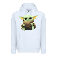 White baby yoda Premium Hoodie - artisFamous