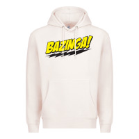 Pale Pink Bazinga! Premium Hoodie - artisFamous