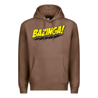 Chestnut Bazinga! Premium Hoodie - artisFamous