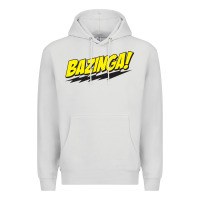 Dove Grey Bazinga! Premium Hoodie - artisFamous
