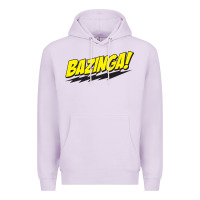 Lilac Bazinga! Premium Hoodie - artisFamous