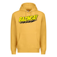 Mustard Bazinga! Premium Hoodie - artisFamous