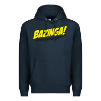 Navy Bazinga! Premium Hoodie - artisFamous