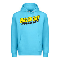 Ocean Blue Bazinga! Premium Hoodie - artisFamous
