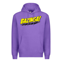 Purple Bazinga! Premium Hoodie - artisFamous