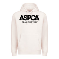 Pale Pink aspca we are their voice Premium Hoodie - artisFamous