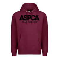 Burgundy aspca we are their voice Premium Hoodie - artisFamous