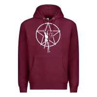 Burgundy Rush Explosion Premium Hoodie - artisFamous