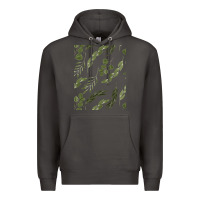 Smoke Watercolor Eucalyptus Pattern Premium Hoodie - artisFamous