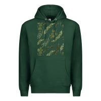 Sports Green Watercolor Eucalyptus Pattern Premium Hoodie - artisFamous