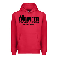 Cardinal i'm an engineering Premium Hoodie - artisFamous