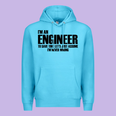 I'm An Engineering Premium Hoodie Designed By Artisfamous
