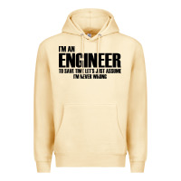 Pina Colada i'm an engineering Premium Hoodie - artisFamous
