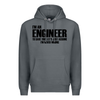 Rock i'm an engineering Premium Hoodie - artisFamous