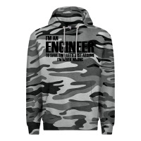 Slate Camo i'm an engineering Premium Hoodie - artisFamous