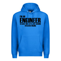 True Royal i'm an engineering Premium Hoodie - artisFamous