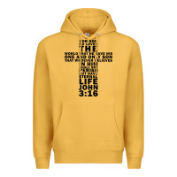 Mustard John 3:16 Bible Verse Cool Christian Church Shirts Christianity Premium Hoodie - artisFamous