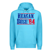 Ocean Blue reagan bush '84 Premium Hoodie - artisFamous