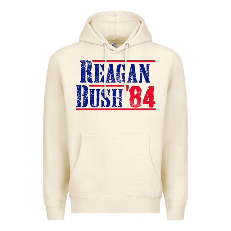 Reagan Bush '84 Premium Hoodie by artisFamous | Teevron
