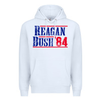 White reagan bush '84 Premium Hoodie - artisFamous