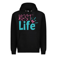 Black best life Premium Hoodie - artisFamous