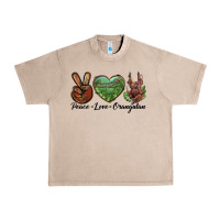 French Oak Peace Love Orangutan Urban Heavy Tee - LillyAllenDesigns