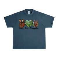 Midnight Navy Peace Love Orangutan Urban Heavy Tee - LillyAllenDesigns