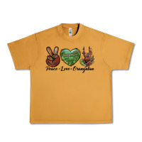 Peanut Butter Peace Love Orangutan Urban Heavy Tee - LillyAllenDesigns