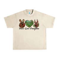 Peace Love Orangutan Urban Heavy Tee | Teevron