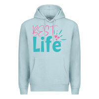 Blue Mist best life Premium Hoodie - artisFamous