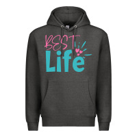 Charcoal Heather best life Premium Hoodie - artisFamous
