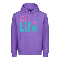 Purple best life Premium Hoodie - artisFamous