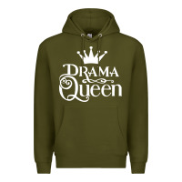 Army Green drama queen Premium Hoodie - artisFamous