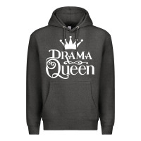 Charcoal Heather drama queen Premium Hoodie - artisFamous