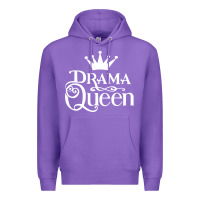 Purple drama queen Premium Hoodie - artisFamous