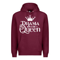 Burgundy drama queen Premium Hoodie - artisFamous