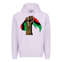 Lilac black power african license Premium Hoodie - artisFamous