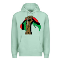 Seafoam black power african license Premium Hoodie - artisFamous